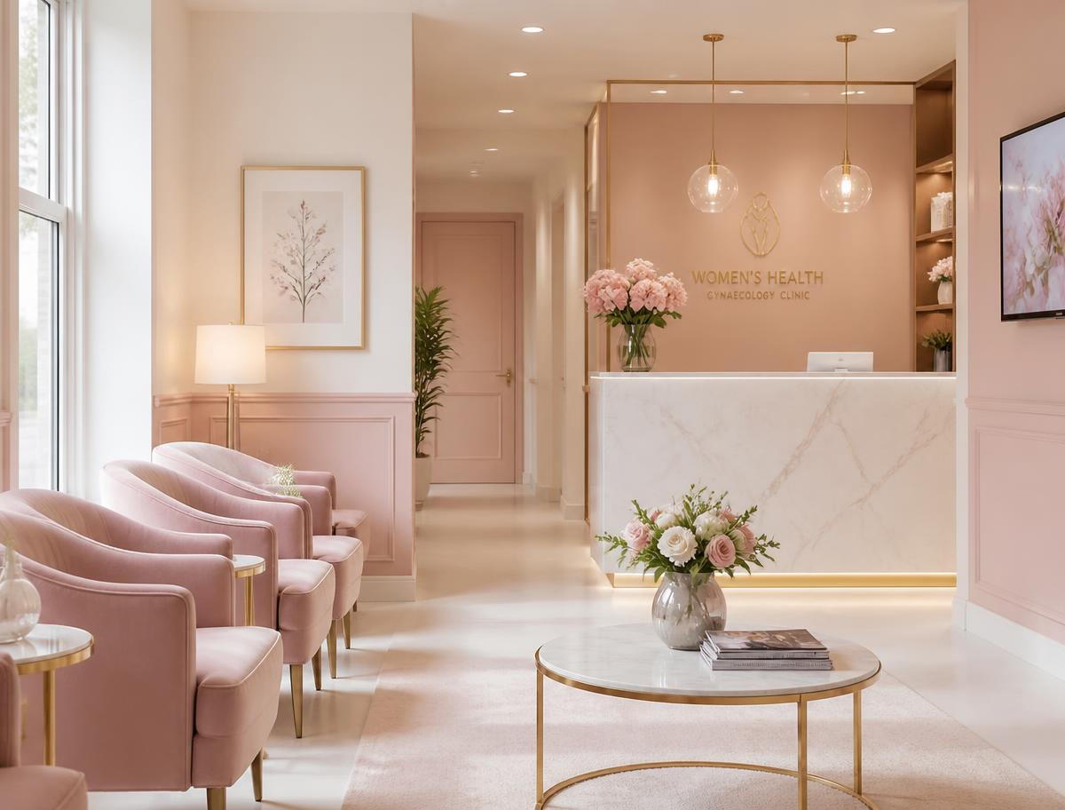 Calm, softly lit consultation room at the clinic